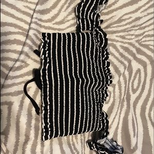 Striped Swimsuit bikini top